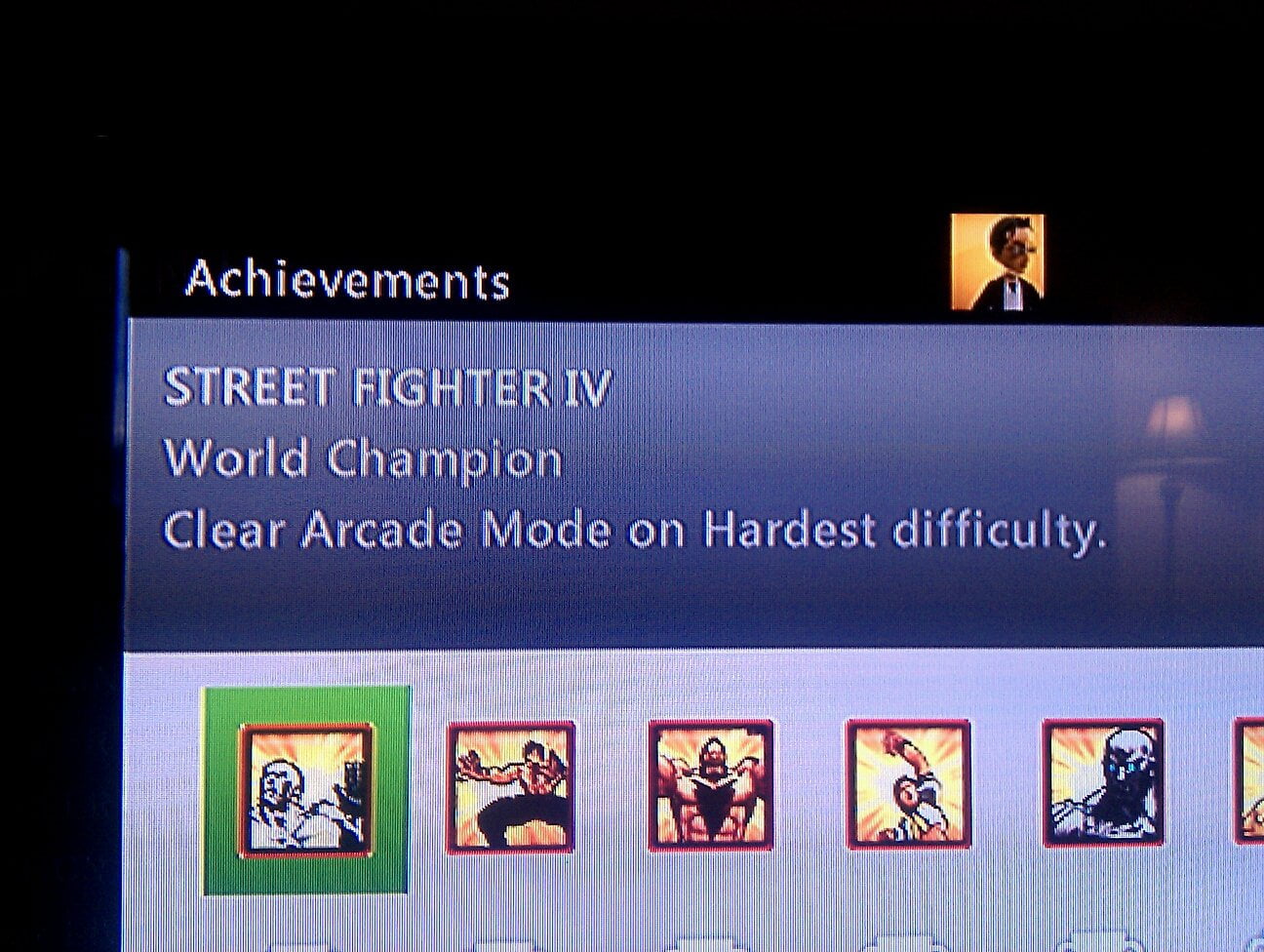I got "World Champion" in Street Fighter 4 by...
