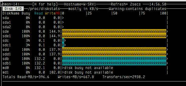 First proof that raid-1 array works; yay for a...