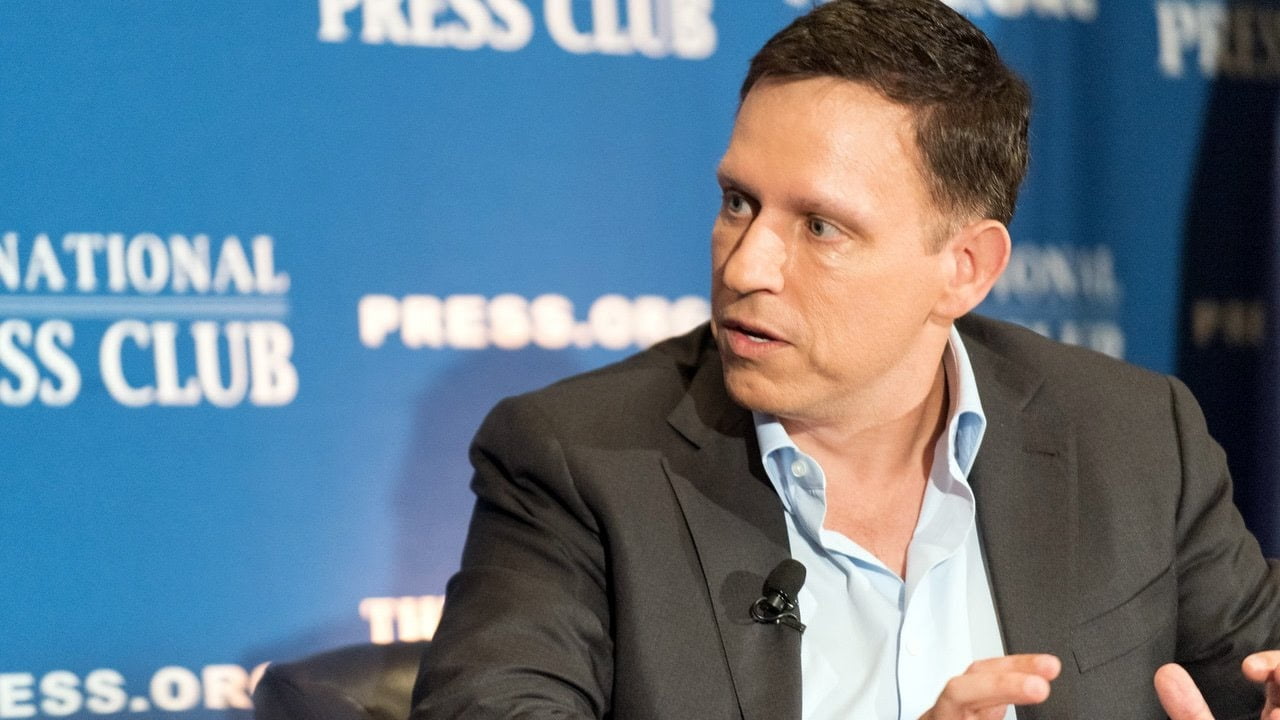 Peter Thiel speaks at The National Press Club