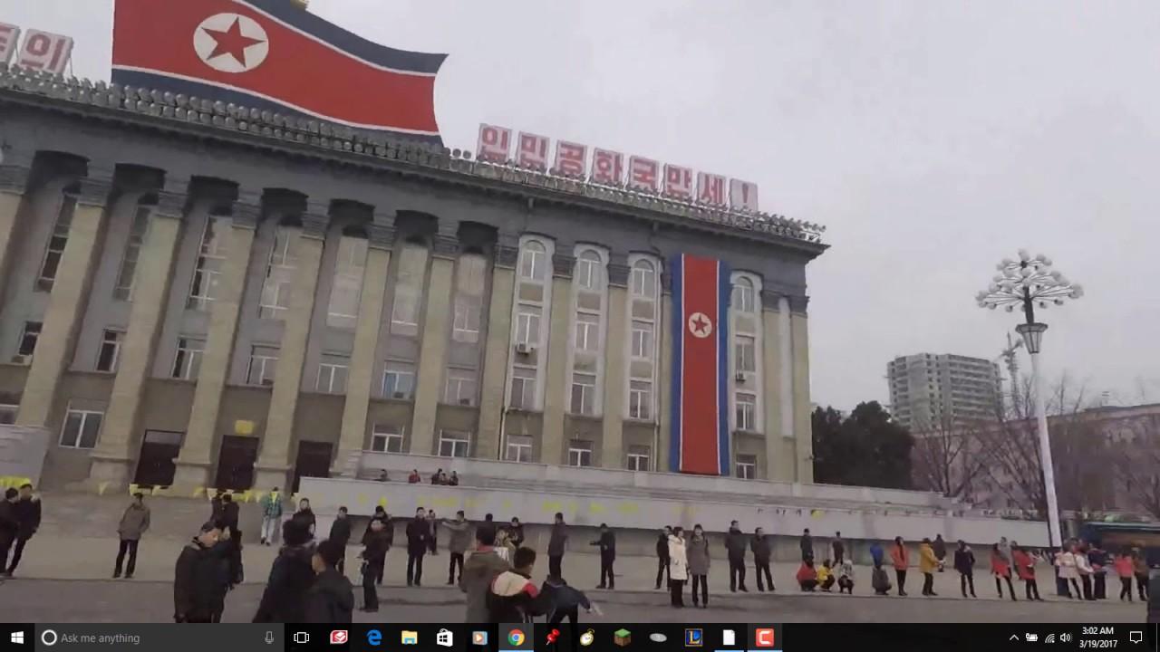 Footage from Pyongyang, North Korea 
