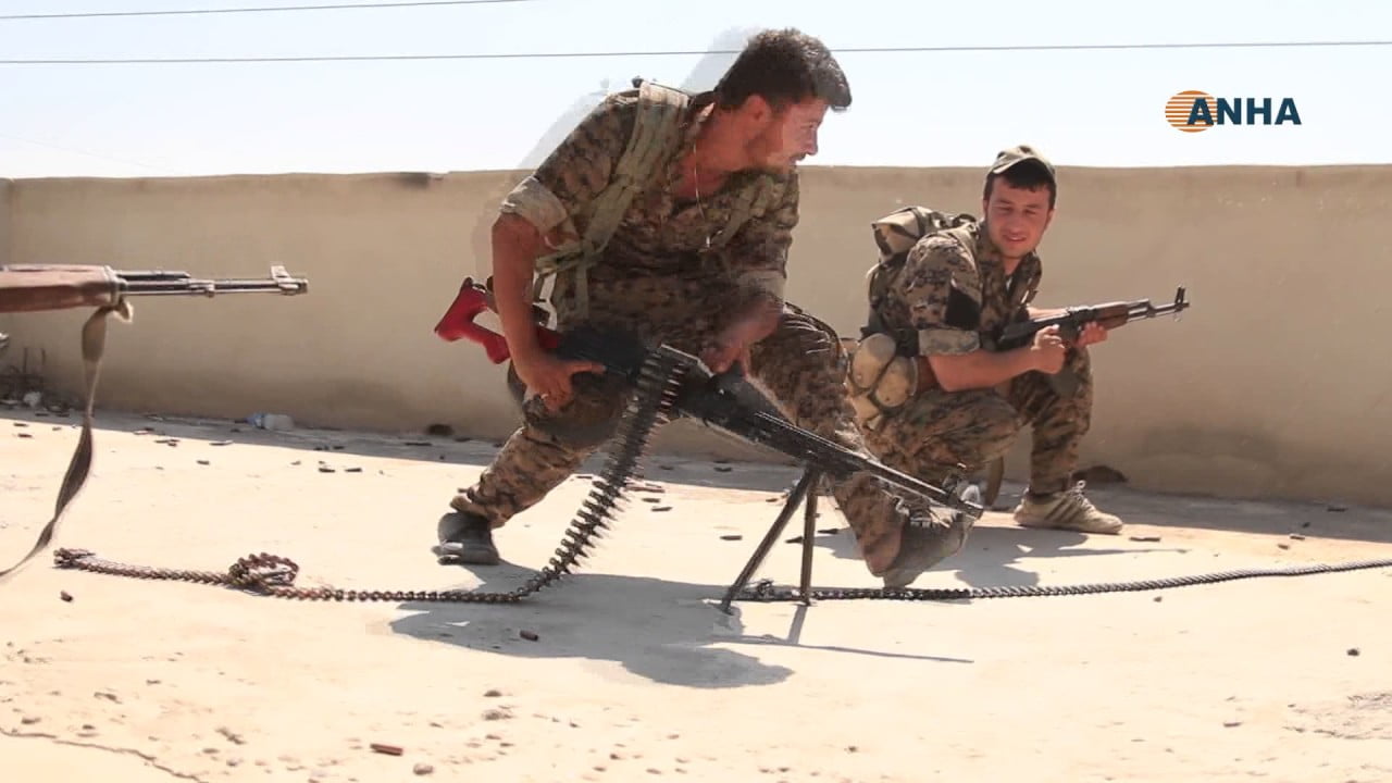 SDF rooftop battle against ISIS in eastern Raqqa 