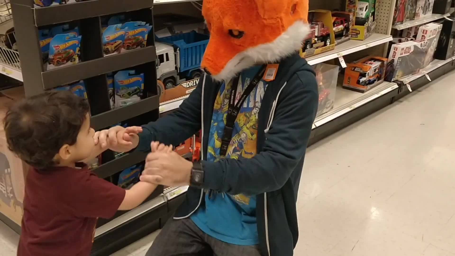 Eren meets a Mr. Fox at Target 