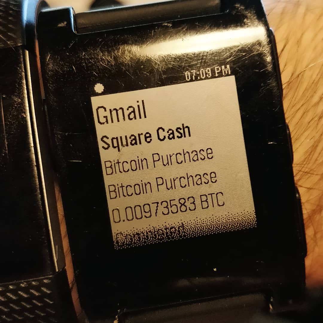 Square Cash Bitcoin Purchase