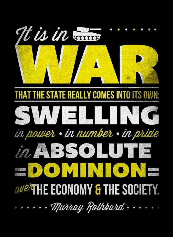 "It is in war that the State really comes...