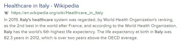 "In 2019, Italy's healthcare system was regarded, by World...