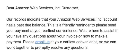 Dear Amazon