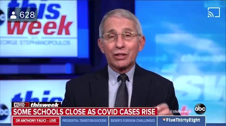 Fauci: Look at the data, the spread among children...