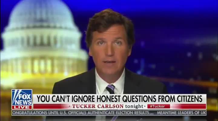 Tucker Carlson discusses the discovered voting irregularities