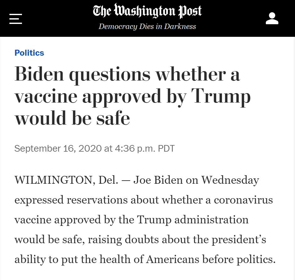 If Biden was this desperate to be vaccinated, he...