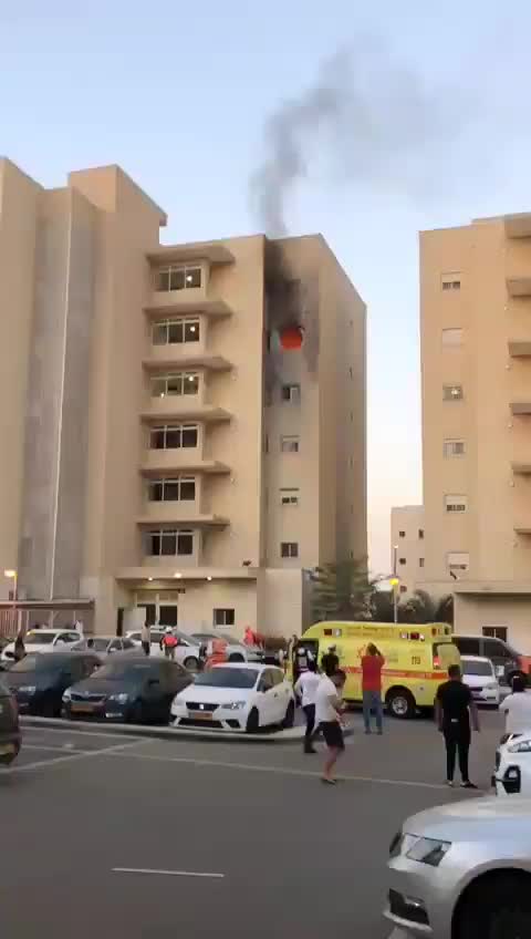 Rockets strike a residential building, a 6 year old...
