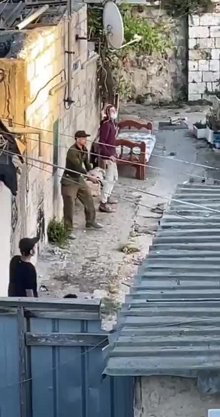 Jewish and Arab residents shooting at each other in...