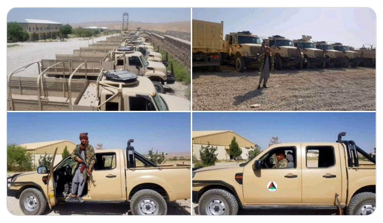 Taliban captured an ANA base intact, including vehicles