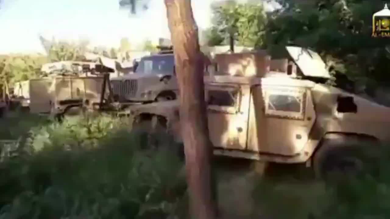 Taliban are finding military vehicles everywhere they go, they'll...
