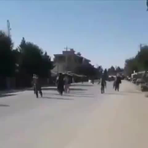 Soldiers surrendering in Puli Khumri, Baghlan