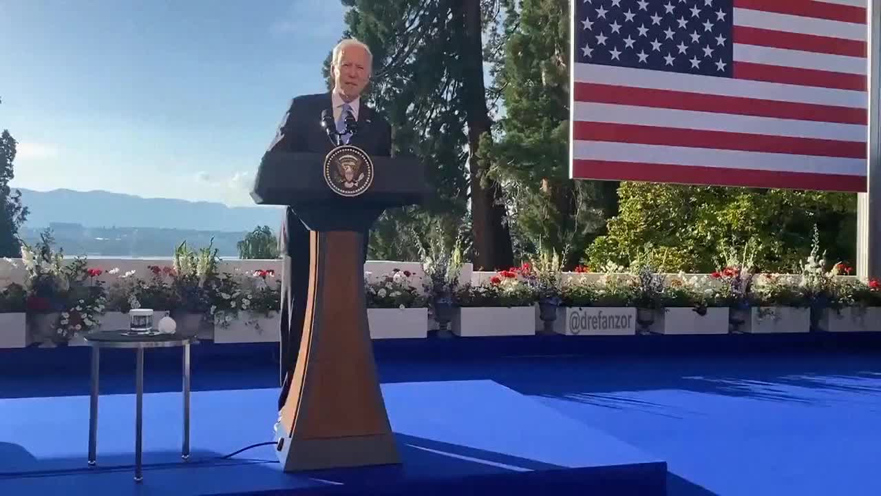 Trump calling a lid for Biden