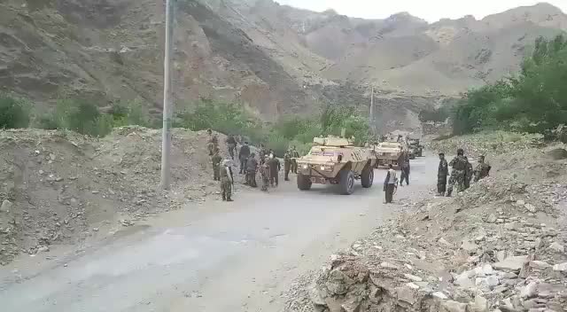 Afghan government forces operating in Shinwari, Parwan
