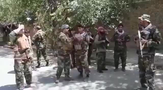 Afghan government forces operating in Faryab province