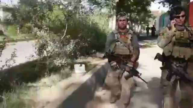 ANDSF securing the streets of Qala-e-Naw, Badghis