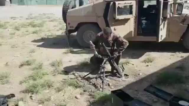 ANA mortar position in Qala-e-Naw, Badghis