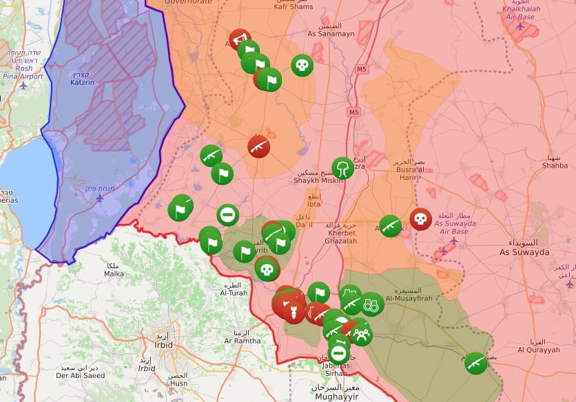 Right on time, southern Syria is erupting again