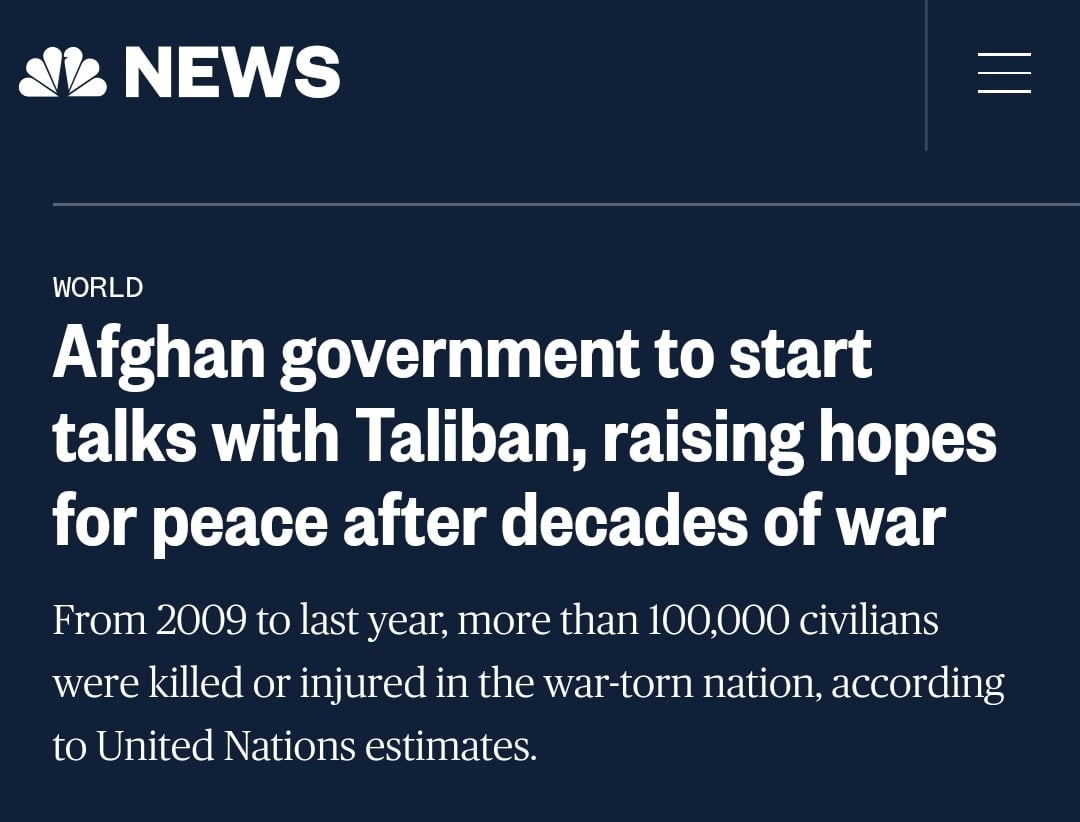 Trump peace deal in Afghanistan which never came to...