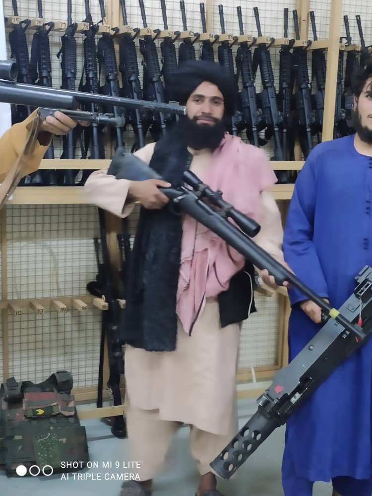 Weapons captured by Taliban in Herat province