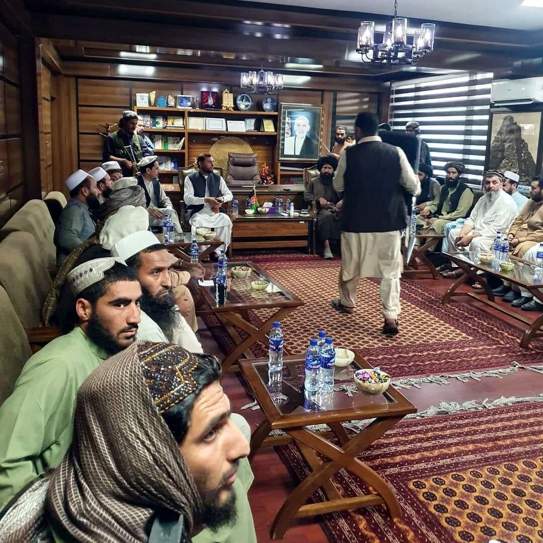 The settlement meeting between Nangarhar leaders and Taliban