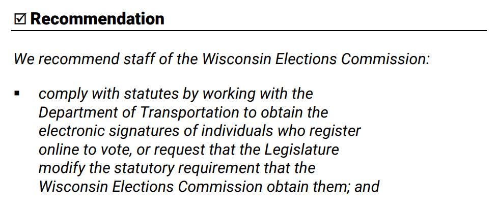 46,665 registered Wisconsin voters, 4.8% of the newly registered...