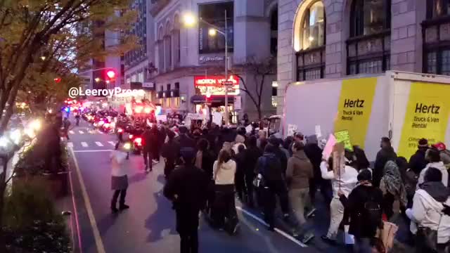COVID measures protests in New York City, USA