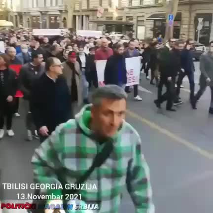 COVID measures protests in Tbilisi, Georgia