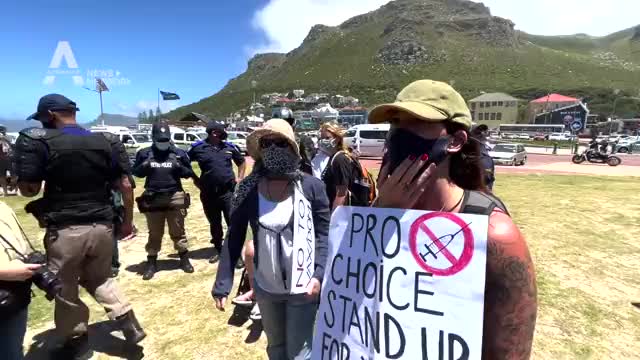 COVID measures protests in Cape Town, South Africa