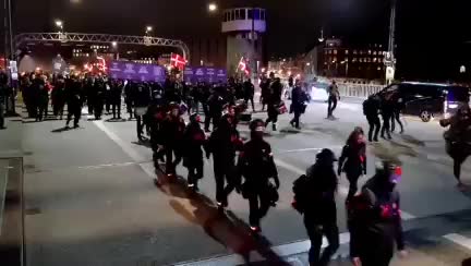 COVID measures protests in Copenhagen, Denmark