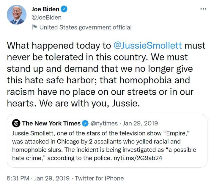 Jussie Smollett found guilty of 5 counts of staging...