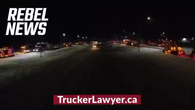The US-Canada border crossing economic blockade in Alberta