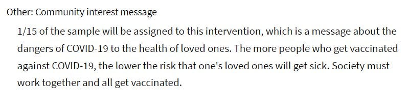 Persuasive Messages for COVID-19 Vaccine Uptake: a Randomized Controlled...