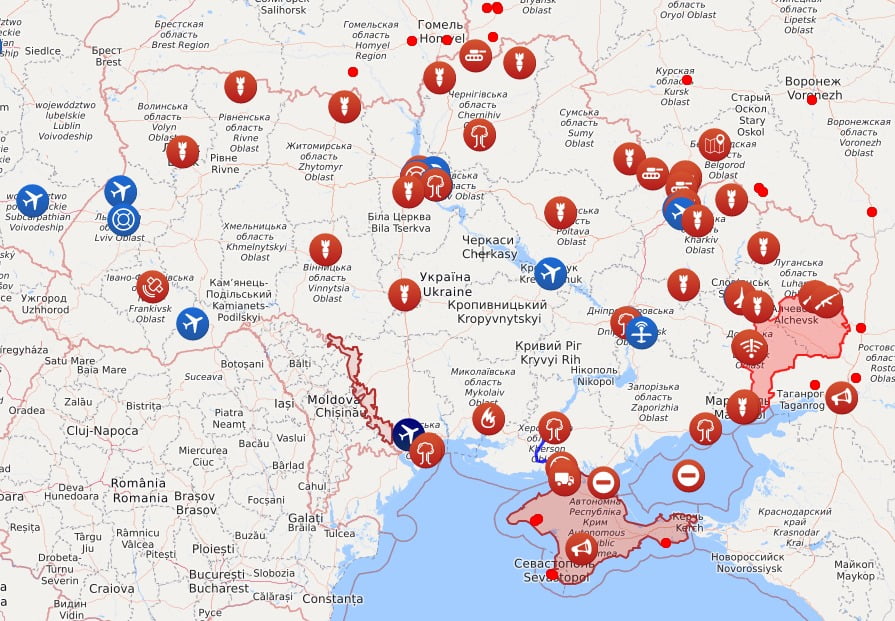 Russia is not limiting itself to the east, but...