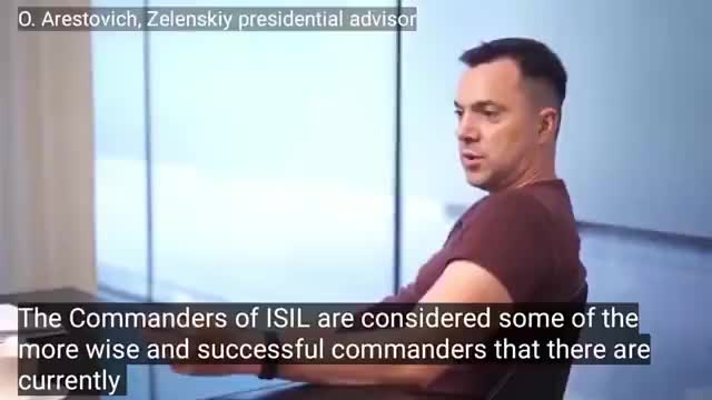 Zelensky advisor Arestovych in an old video praises ISIS...