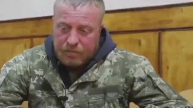 Ukrainian prisoner of war reacts to video of Ukrainian...