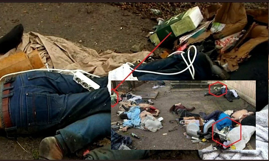 Ukrainian Bucha massacre victims in Ukraine were carrying Russian...