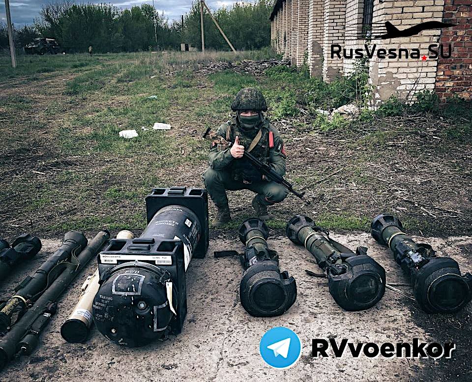 Russian forces capturing NATO weapons (Javelins, NLAWs, etc.) is...