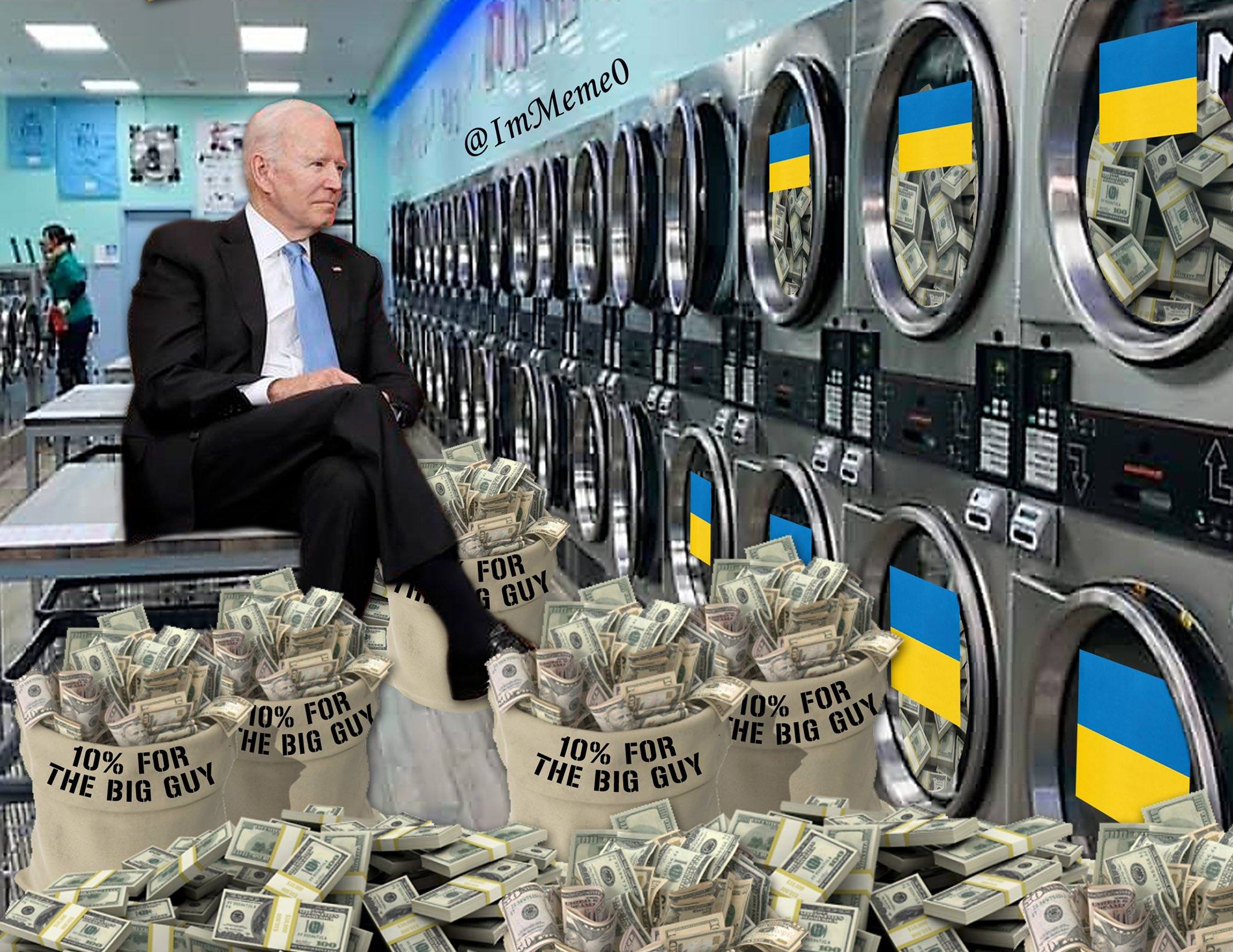 Big guy Biden likes his Ukrainian money nice and...