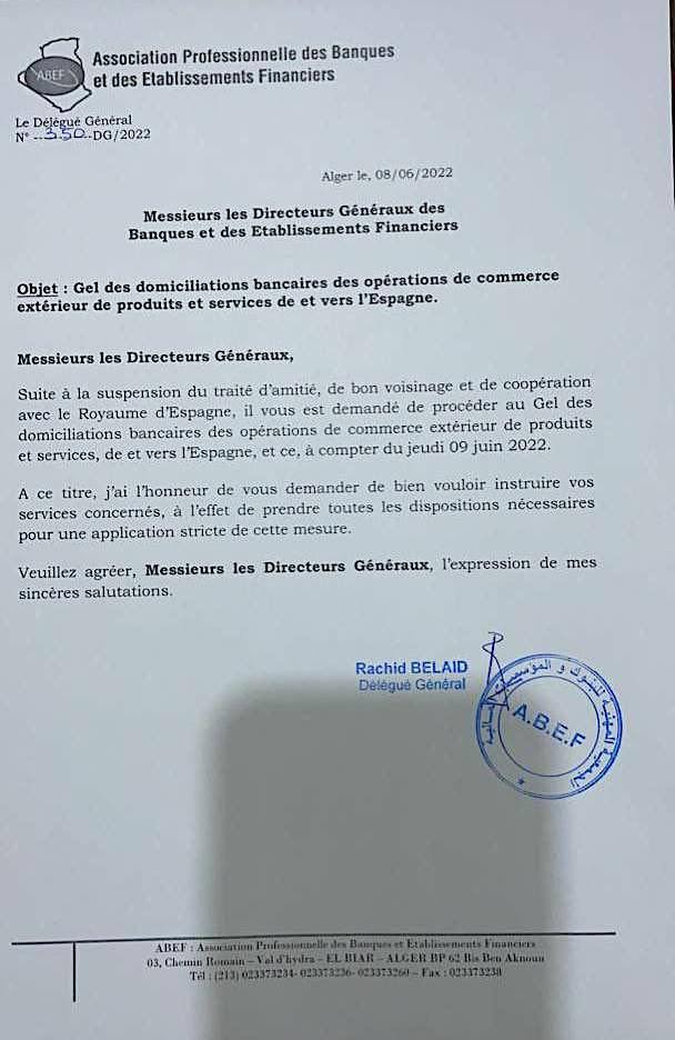 Algeria, a major exporter of natural gas to Europe...