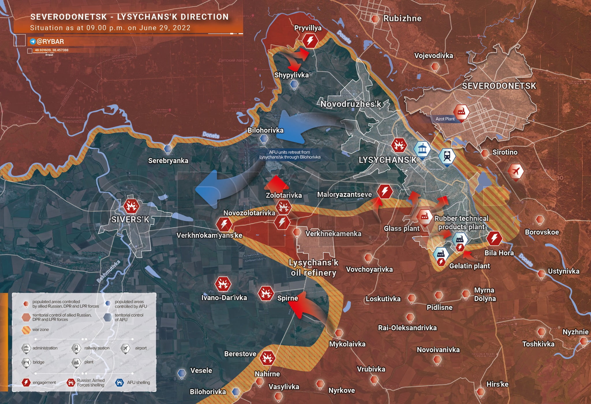 Russian forces not waiting for Lisichansk to fall, moving...