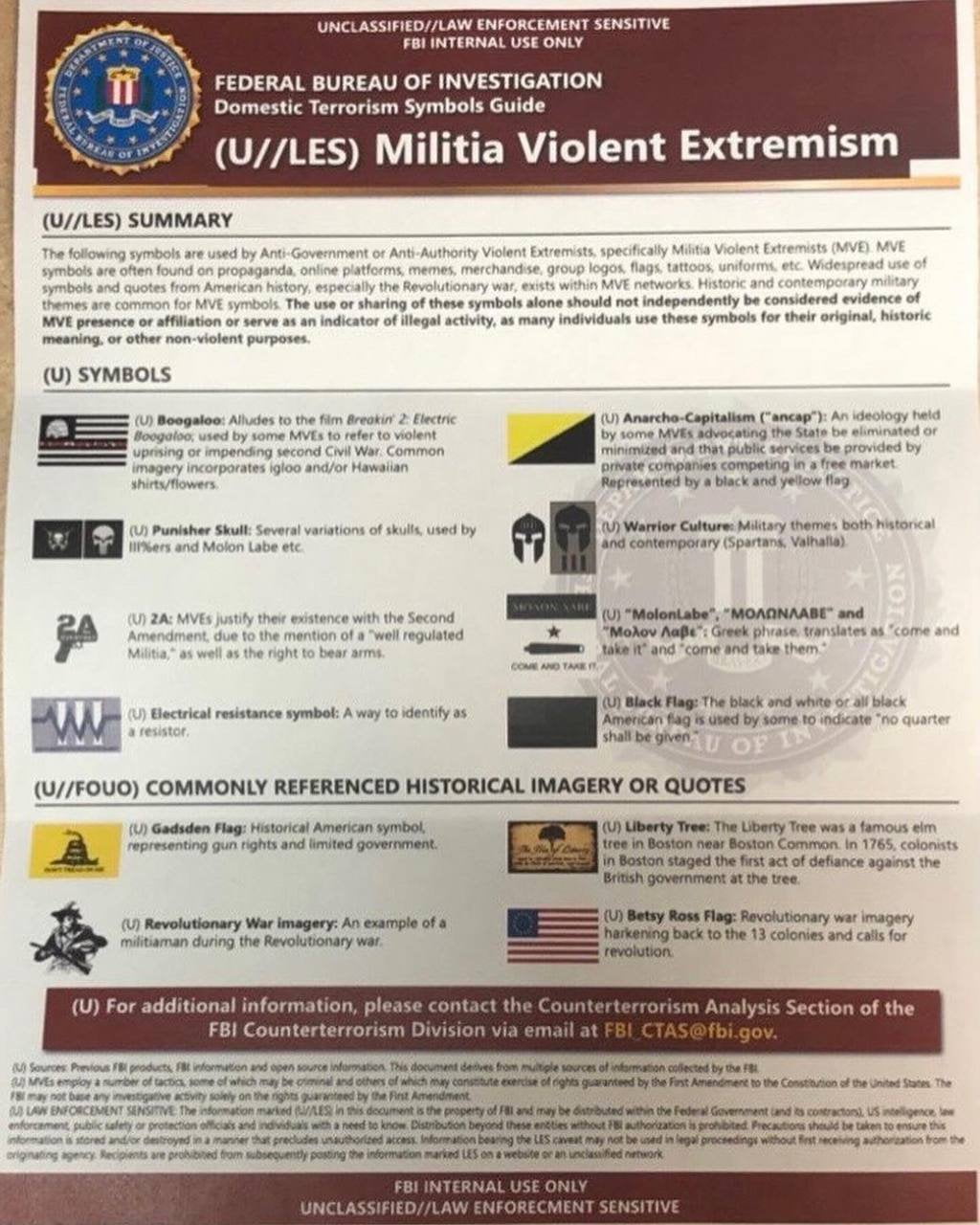 FBI domestic terrorism symbols guide, ancaps made the list...