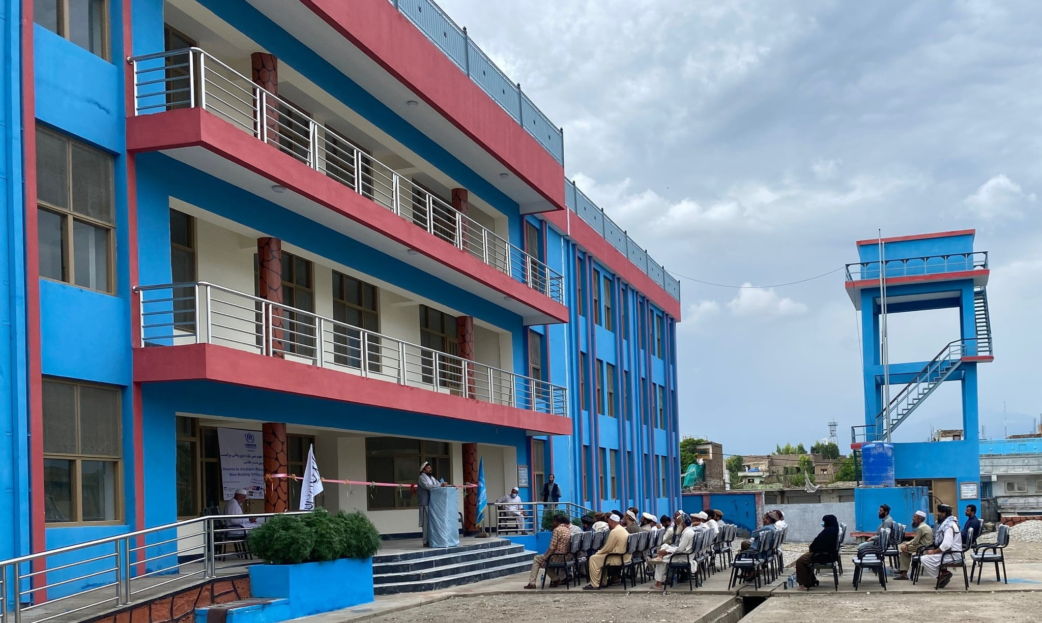 UNHCR with Saudi funds inaugurates new school for boys...