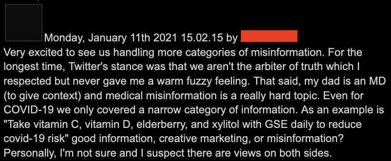 The very next day after banning Trump, Twitter was...