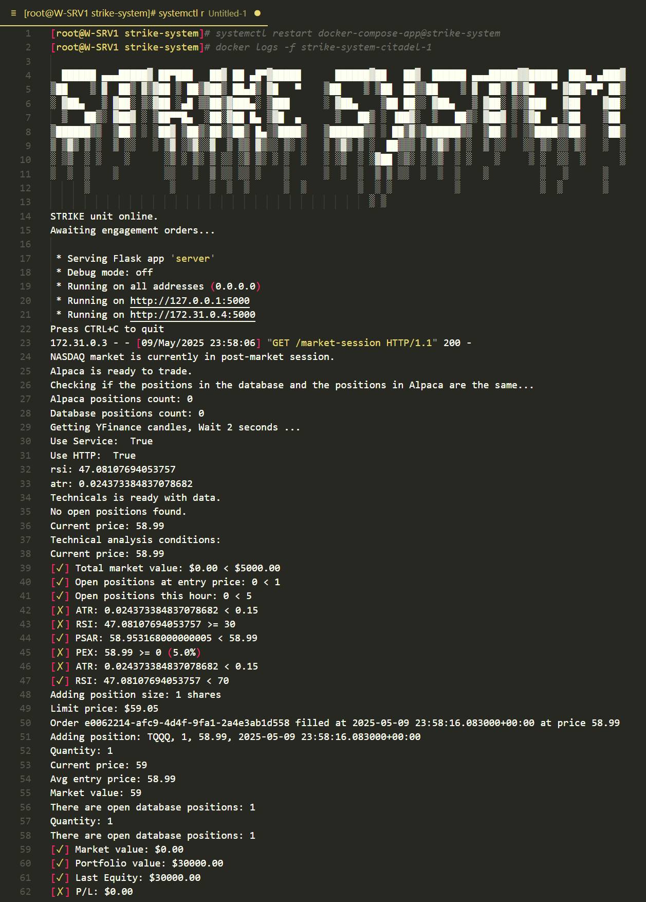 STRIKE system, unit citadel online