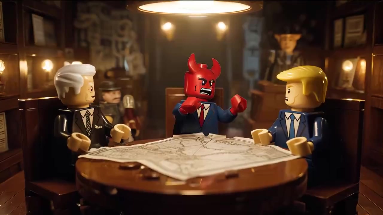 The Israel v. Iran war Lego movie