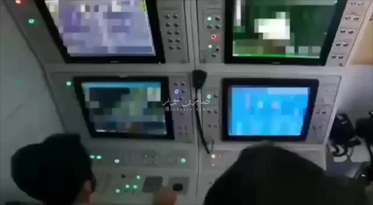 Iranian missile launch command room
