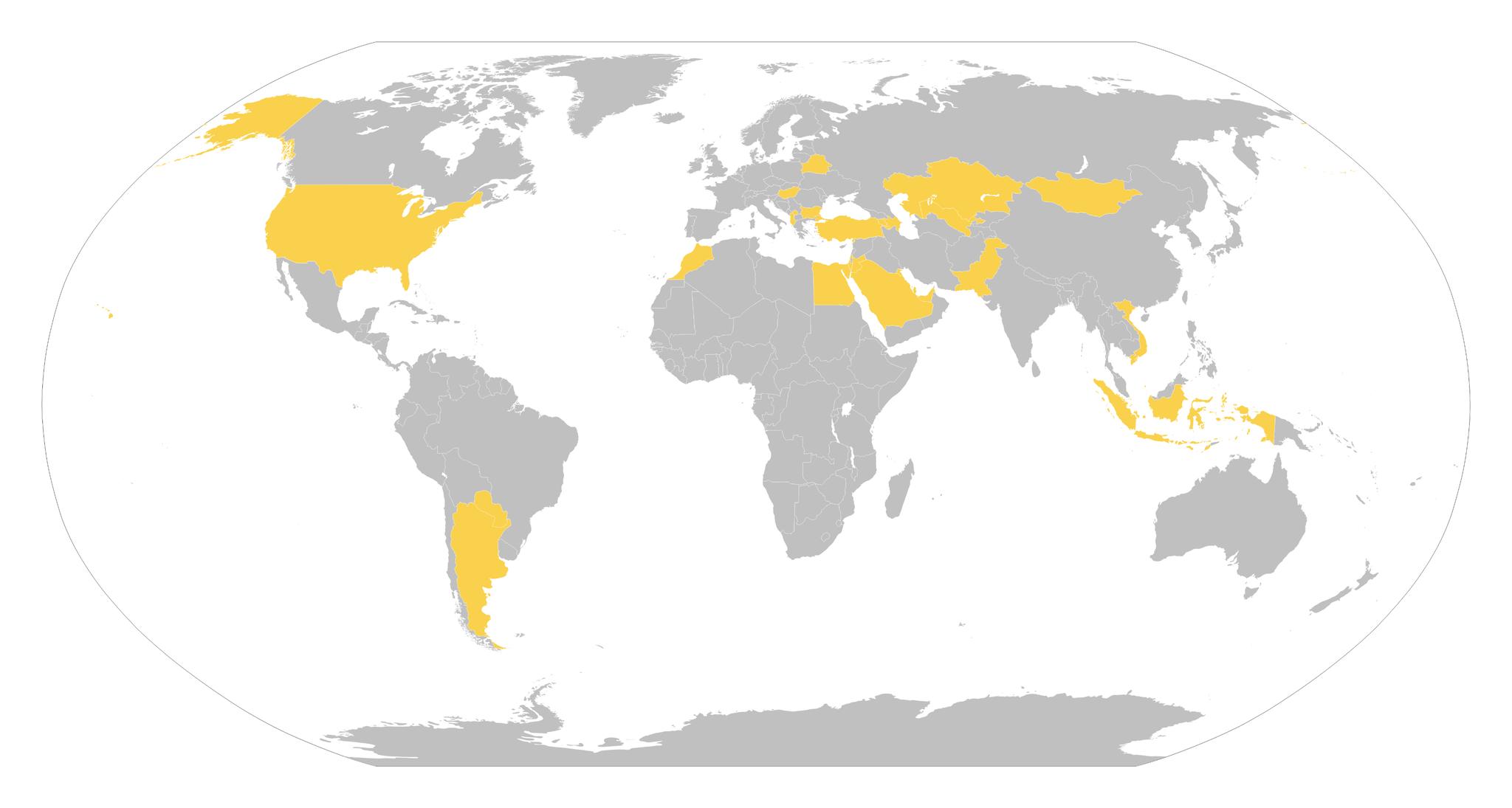 Trump's Board of Peace Member States